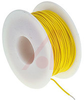 Wire, Hook-Up; 22 AWG; 7/30; 0.010 in.;0.055 in.; -60 degC; 600 V; Yellow - 70135617 - Allied Electronics, Inc.