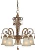 2390-05-41 Mid. Chandeliers-Glass Down - 413910 - Capital Lighting, Inc.