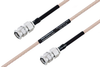 MIL-DTL-17 SMA Male to SMA Male Cable 6 Inch Length Using M17/113-RG316 Coax - PE3M0090-6 - Pasternack