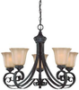 25125-ET Mid. Chandeliers-Glass Up - 408005 - Capital Lighting, Inc.