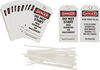 Brady B-851 Black / Red on White Polyester Equipment Safety Tag - 3 in Width - 5 3/4 in Height - 76187 - 754473-76187 - R. S. Hughes Company, Inc.