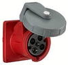 Circular Connector Receptacle 4 Position Panel; Product Range Hubbell Wiring Devices - 89F3033 - Newark, An Avnet Company