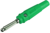 Banana Plug, 4Mm, 24A, Screw, Green; Gender Multicomp - 80P3601 - Newark, An Avnet Company