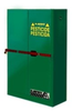 Justrite 45 gal Green Hazardous Material Storage Cabinet - 43 in Width - 65 in Height - Floor Standing - 697841-10088 - 697841-10088 - R. S. Hughes Company, Inc.