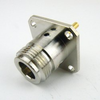 N Female Connector Pin Terminal Solder Attachment 4 Hole Flange - SC9247 - Fairview Microwave Inc.