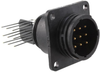 Circular Conn, R/a Rcpt, 9Pos, Tht; Product Range Amp - Te Connectivity - 17R2222 - Newark, An Avnet Company