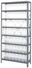 Open Shelving, 8Shelves, 21Bins, Clear; Shelving Unit Type Quantum Storage - 42AC9111 - Newark, An Avnet Company