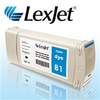 Cyan Dye Ink Replacement Cartridges for HP 5000/5500 - LJDYE02 - LexJet Corporation