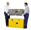 Justrite Sure-Grip EX 12 gal Gray Hazardous Material Storage Cabinet - 43 in Width - 18 in Height - 697841-11254 - 697841-11254 - R. S. Hughes Company, Inc.