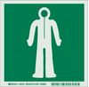 Brady Bradyglo B-324 Polyester Square Green IMO Evacuation Sign - 6 in Width x 6 in Height - Glow in the Dark - 59122 - 754476-59122 - R. S. Hughes Company, Inc.