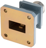 WR-75 to Type N Female End Launch Waveguide to Coax Adapter Square Cover with 10 GHz to 15 GHz M Band in Aluminum, Paint - FMWCA1074 - Fairview Microwave Inc.