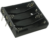 Battery Holder, 4Aaa, Through Hole; Battery Sizes Accepted Keystone - 31C0584 - Newark, An Avnet Company