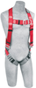 Protecta PRO Red Medium/Large Vest-Style Body Harness - Polyester Webbing - 840779-01033 - 840779-01033 - R. S. Hughes Company, Inc.