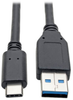 USB 3.1 Gen 1 (5 Gbps) Cable, USB Type-C (USB-C) to USB Type-A M/M, Thunderbolt 3, 6-ft. -- U428-006