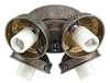 4 Light Fitter - Peruvian Bronze - H4PR - Monte Carlo Fan Company