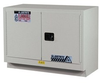Justrite 31 gal Tan Hazardous Material Storage Cabinet - 48 in Width - 35 3/4 in Height - Floor Standing - 697841-12989 - 697841-12989 - R. S. Hughes Company, Inc.