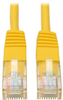 Cat5e 350MHz Molded Patch Cable (RJ45 M/M) - Yellow, 1-ft. -- N002-001-YW