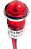 Indicator,Pnl;NoRelamp;Red;0.688In;LensRed;24VDC;Hex Nut;Leadwires;LED -- 70082470