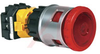 SWITCH; E-STOP; SAFE BREAK ACTION; 30MM; ILLUMINATED LED; 24VAC/DC 40MM MUSHROOM - 70173143 - Allied Electronics, Inc.
