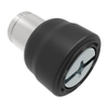 Captive Screw, 4-40 Thread, P.C. Board, Phillips/Slot Combination, Smooth Black Knob - 47-65-181-75 - Southco