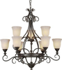 2539-09-64 Mid. Chandeliers-Glass Up - 365955 - Capital Lighting, Inc.