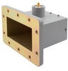 WR-430 to SMA Female Waveguide to Coax Adapter UDR22 with 1.72 GHz to 2.61 GHz in Aluminum - FMWCA1080 - Fairview Microwave Inc.