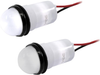 .688 Dia (17.5Mm) White Led Panel Mount Indicator With Semi Dome Flex Voltage Wire Leads Rohs Compliant Vcc (Visual Communications Company) - 02AH9200 - Newark, An Avnet Company