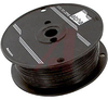 Wire, Hook-Up; 22 AWG; Solid; 0.016 in.; 0.065 in.; -40 degC; 300 V; Black - 70136590 - Allied Electronics, Inc.