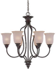 26326-OB Mid. Chandeliers-Glass Up - 692111 - Capital Lighting, Inc.