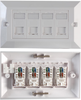 Faceplate, Cat6, 4Port Rohs Compliant Pro Signal - 89AH1262 - Newark, An Avnet Company