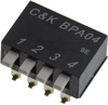 Dip Switch, Spst, 0.025A, 25Vdc, Smd; No. Of Circuits C&k Components - 34AH6847 - Newark, An Avnet Company