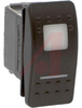 Switch, Rocker, V SERIES, Lighted, SPDT, ON-OFF-ON - 70131621 - Allied Electronics, Inc.