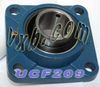 45mm Bearing UCF209 + Square Flanged Cast Housing - Kit7355 - NationSkander California Corporation