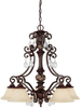 3515CB-245-CR Mid. Chandeliers-Glass Down - 617737 - Capital Lighting, Inc.