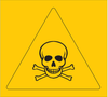 Brady B-946 Black on Yellow Square Vinyl Right-To-Know / Compliance Label - 1 1/8 in Width - 1 1/8 in Height - 58576 - 754476-58576 - R. S. Hughes Company, Inc.