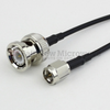 SMA Male to BNC Male Cable RG-174 Coax in 72 Inch - FMC0208174-72 - Fairview Microwave Inc.