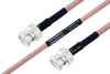 MIL-DTL-17 BNC Male to BNC Male Cable 100 cm Length Using M17/60-RG142 Coax - PE3M0001-100CM - Pasternack