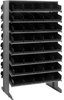 2 Side Sloped Rack, 16Shelves, 80Bin/blk; Shelving Unit Type Quantum Storage - 44AC6327 - Newark, An Avnet Company