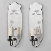 Chinoiserie Mirror Wall Lights - WL96/L and WL96/G - Vaughan Designs, Inc.