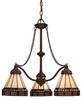 70078-3 Mid. Chandeliers-Glass Down - 690186 - Capital Lighting, Inc.