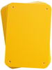 Brady B-401 Polystyrene Rectangle Yellow Sign Blank - 6.25 in Width x 4.25 in Height - 13621 - 754476-13621 - R. S. Hughes Company, Inc.