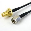 SMA Male to SMA Female Bulkhead Cable RG-174 Coax in 48 Inch and RoHS Compliant - FMC0212174LF-48 - Fairview Microwave Inc.