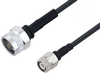 N Male to TNC Male Cable 48 Inch Length Using LMR-195 Coax with HeatShrink, LF Solder - PE3W01959LF/HS-48 - Pasternack