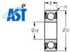 Ball and Roller Bearings -- 1601ZZ - Image
