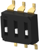 Dip Switch, 3Pos, Spst, Slide, Smd; No. Of Circuits Alcoswitch Te Connectivity - 38AC1022 - Newark, An Avnet Company