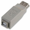 Black Usb Adapter - A Female To B Female; Usb Connector Convert From Pro Elec - 65T0451 - Newark, An Avnet Company