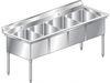 F4 Series, 4 Compartment Sink - MF4-3016 - AERO Manufacturing Company