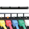 CAT5E 110 Patch Panel 24Port Rackmount w/LED Indicator -- 1022-SF-12