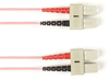 25m (82.0ft) SCSC PK OM3 MM Fiber Patch Cable INDR Zip OFNP - FOCMP10-025M-SCSC-PK - Black Box
