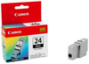 Canon BCI-24BK OEM Black Ink - 102000052 - LaserCycle